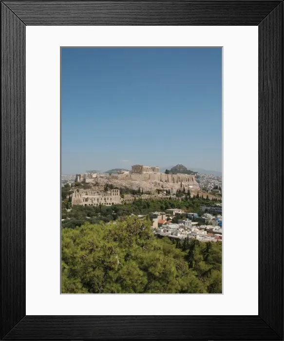 Framed Print : Athens. Panoramic view of the Acropolis Framed Print : Athens. Panoramic view of the Acropolis