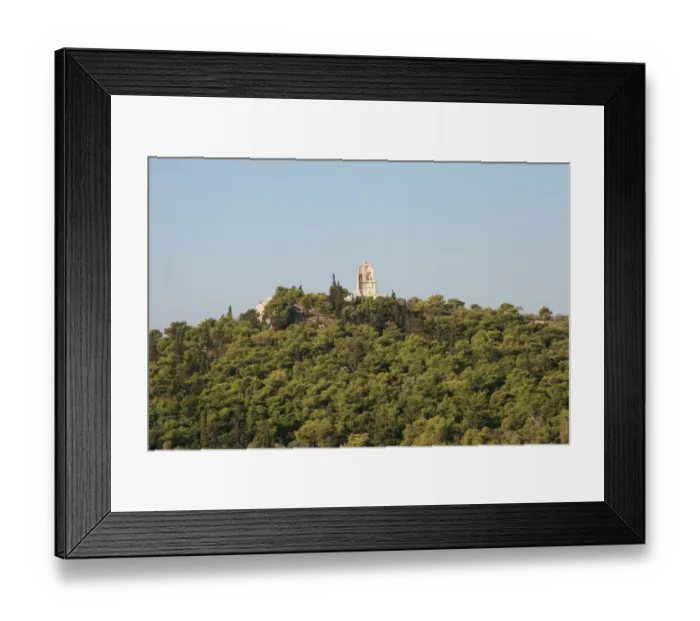 Framed Print : The Monument of Filopappos. Athens. Greece Framed Print : The Monument of Filopappos. Athens. Greece