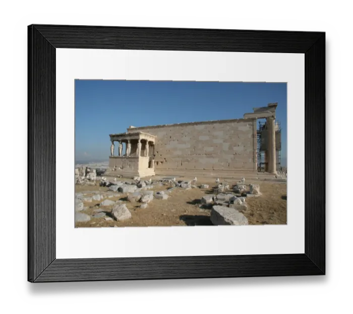 Framed Print : Greek Art. Erechtheion. Acropolis. Athens. Attica. Central Framed Print : Greek Art. Erechtheion. Acropolis. Athens. Attica. Central