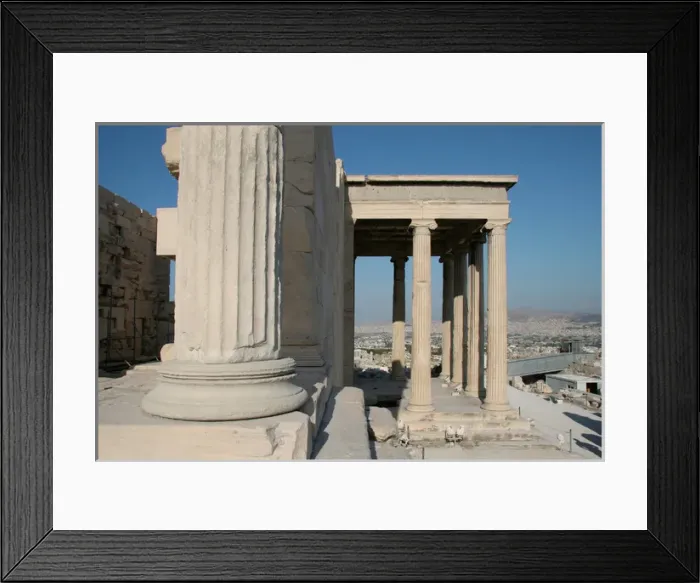 Framed Print : Greek Art. Erechtheion. Acropolis. Athens. Attica. Central Framed Print : Greek Art. Erechtheion. Acropolis. Athens. Attica. Central