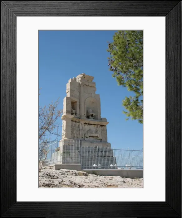 Framed Print : The Philopappus Monument. Athens. Greece Framed Print : The Philopappus Monument. Athens. Greece