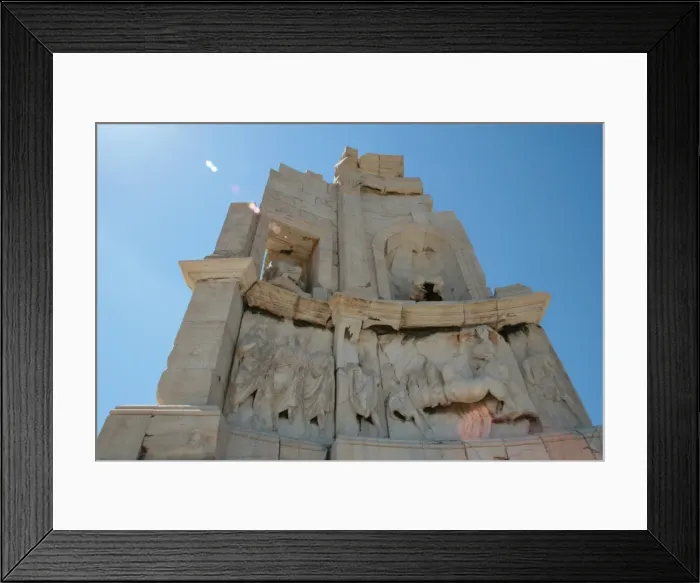 Framed Print : The Philopappus Monument. Athens. Greece Framed Print : The Philopappus Monument. Athens. Greece