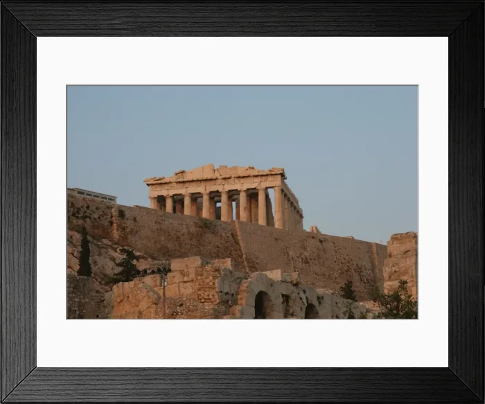 Framed Print : Athens. View of the Acropolis. Parthenon. Sunset Framed Print : Athens. View of the Acropolis. Parthenon. Sunset