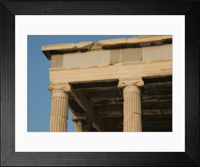 Framed Print : Greek Art. Erechtheion. Acropolis. Athens. Attica. Central Framed Print : Greek Art. Erechtheion. Acropolis. Athens. Attica. Central