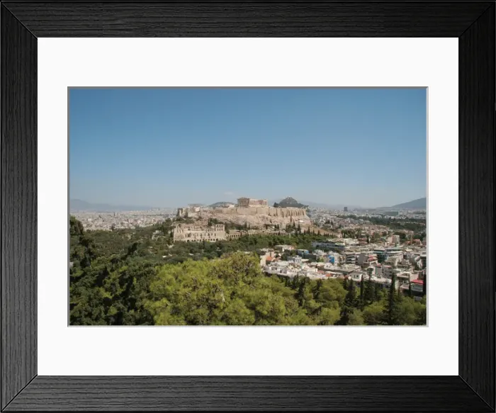 Framed Print : Athens. Panoramic view of the Acropolis Framed Print : Athens. Panoramic view of the Acropolis