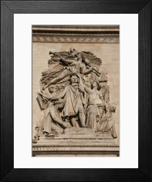 Framed Print : Triumph Arch of Paris. The Triumph of Napoleon. Sculpteur Framed Print : Triumph Arch of Paris. The Triumph of Napoleon. Sculpteur