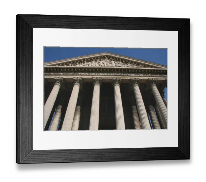 Framed Print : Neoclassical Art. Church of Madeleine (L Esglese Madeleine) Framed Print : Neoclassical Art. Church of Madeleine (L Esglese Madeleine)