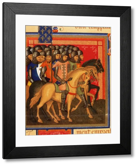 Framed Print : Knights of the Order of the Holy Spirit. 15th century Framed Print : Knights of the Order of the Holy Spirit. 15th century