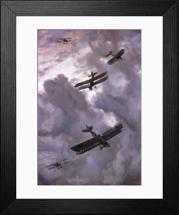 Framed Print : WORLD WAR I (1914-1918). Aerial battle between french (Model Framed Print : WORLD WAR I (1914-1918). Aerial battle between french (Model