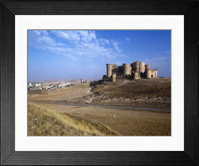 Framed Print : BELMONTE. General view of the castle. Castile-La Mancha. Spa Framed Print : BELMONTE. General view of the castle. Castile-La Mancha. Spa