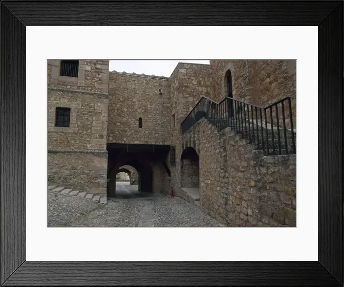 Framed Print : Parador Castillo de Sigu?enza. Guadalajara province. Castile Framed Print : Parador Castillo de Sigu?enza. Guadalajara province. Castile