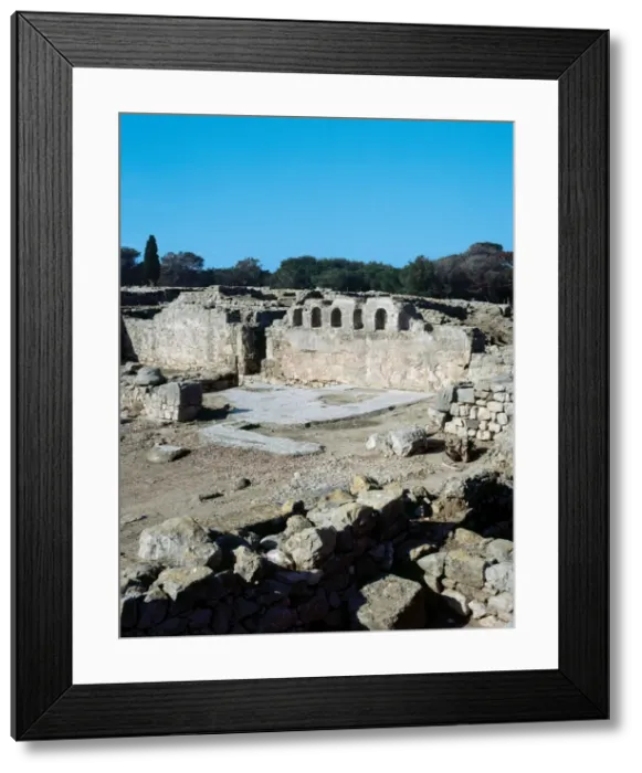 Framed Print : Cella Memoriae. Empuries. Spain Framed Print : Cella Memoriae. Empuries. Spain