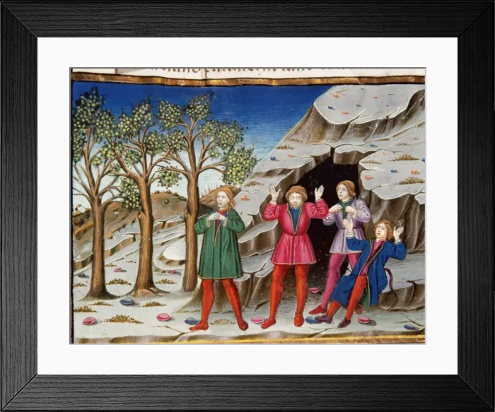 Framed Print : The end of the world and the Last Judgement. The men will le Framed Print : The end of the world and the Last Judgement. The men will le