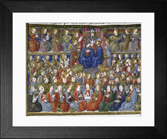 Framed Print : The end of the world and the Last Judgement. In heaven you w Framed Print : The end of the world and the Last Judgement. In heaven you w