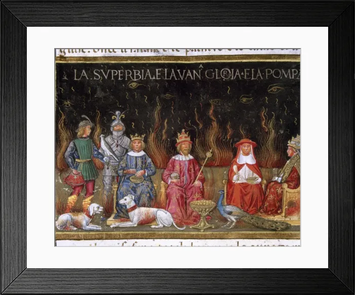 Framed Print : The end of the world and the Last Judgement. The confession Framed Print : The end of the world and the Last Judgement. The confession
