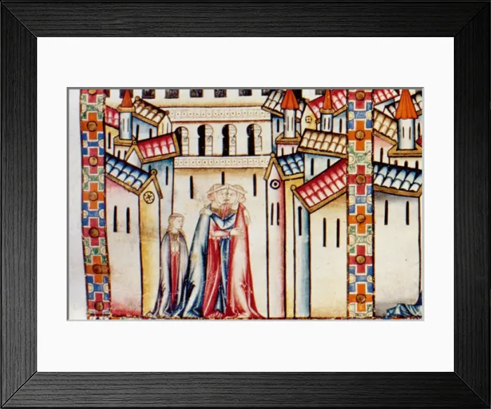 Framed Print : Cantigas de Santa Mari?a (Canticles of Holy Mary). Reign of