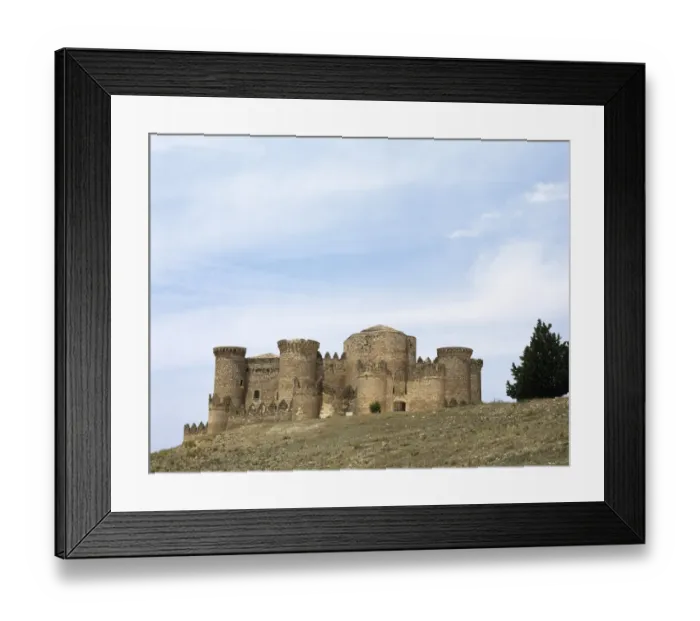 Framed Print : Belmonte castle. Castile-La Mancha. Spain Framed Print : Belmonte castle. Castile-La Mancha. Spain