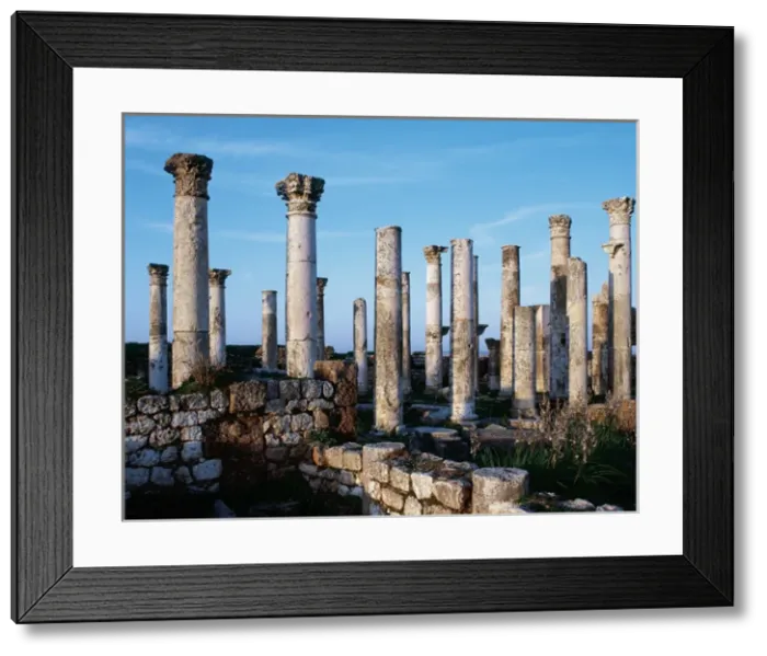 Framed Print : SYRIA. APAMEA (Afamia). Roman houses. Ruins Framed Print : SYRIA. APAMEA (Afamia). Roman houses. Ruins