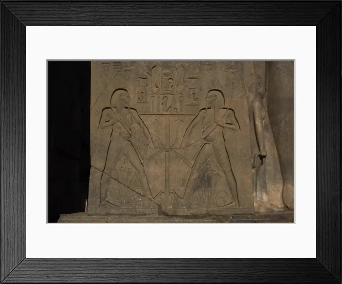 Framed Print : Union between Upper Egypt and Lower Egypt (Papyrus) Framed Print : Union between Upper Egypt and Lower Egypt (Papyrus)