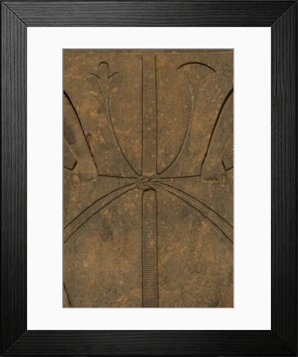 Framed Print : Union between Upper Egypt (reeds) and Lower Egypt (Papyrus) Framed Print : Union between Upper Egypt (reeds) and Lower Egypt (Papyrus)