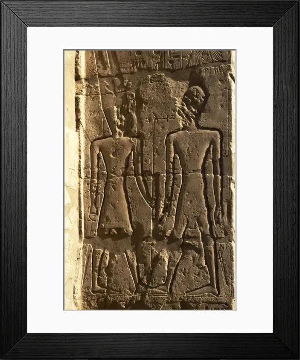 Framed Print : Temple of Luxor. Relief Framed Print : Temple of Luxor. Relief