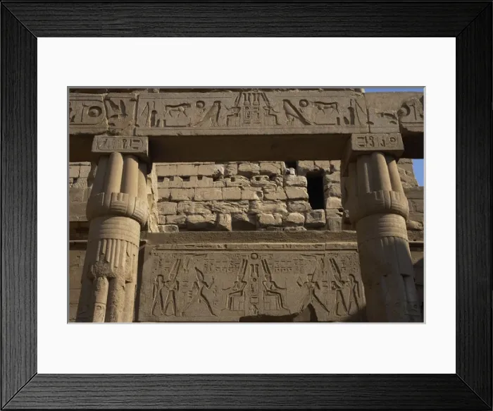Framed Print : Relief depicting god Amun. Luxor Framed Print : Relief depicting god Amun. Luxor