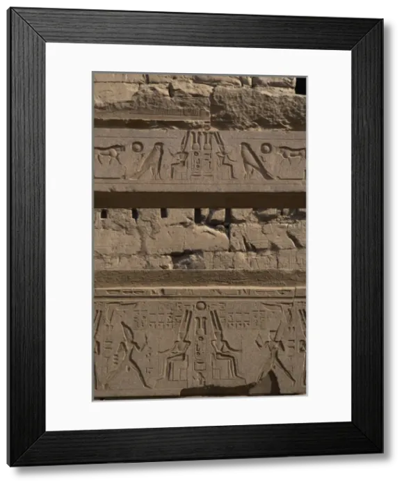 Framed Print : Relief depicting god Amun. Luxor Framed Print : Relief depicting god Amun. Luxor