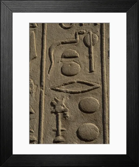 Framed Print : Hieroglyphic writing. Egypt Framed Print : Hieroglyphic writing. Egypt