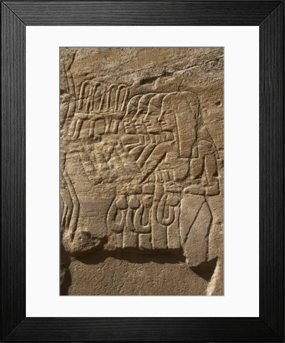 Framed Print : Relief depicting a group of women Framed Print : Relief depicting a group of women