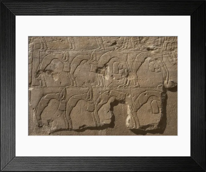 Framed Print : Relief depicting a group of dancers Framed Print : Relief depicting a group of dancers