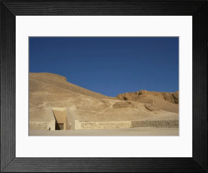 Framed Print : Valley of the Kings. Entrance to the tomb of the Pharaoh Ram Framed Print : Valley of the Kings. Entrance to the tomb of the Pharaoh Ram