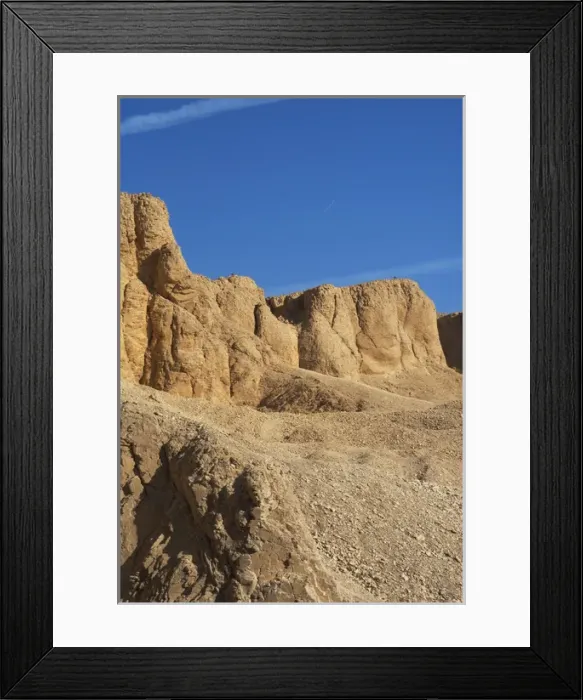 Framed Print : Valley of the Kings. Entrance to the tomb of the Pharaoh Ame Framed Print : Valley of the Kings. Entrance to the tomb of the Pharaoh Ame