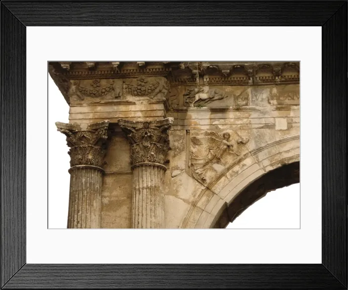 Framed Print : Triumphal Arch of the Sergii. Pula. Croatia Framed Print : Triumphal Arch of the Sergii. Pula. Croatia