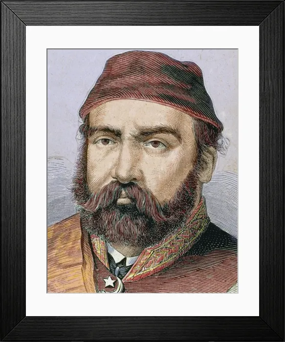 Framed Print : ABDUL AZIZ (1830-1876). Sultan of Turkey Framed Print : ABDUL AZIZ (1830-1876). Sultan of Turkey