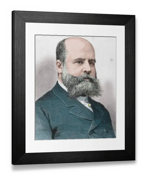 Framed Print : Alberto Aguilera Velasco (18421913). Spanish politician an Framed Print : Alberto Aguilera Velasco (18421913). Spanish politician an