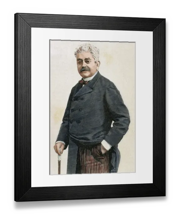 Framed Print : Evaristo Arnus y de Ferrer (1820-1890). Spanish financier Framed Print : Evaristo Arnus y de Ferrer (1820-1890). Spanish financier