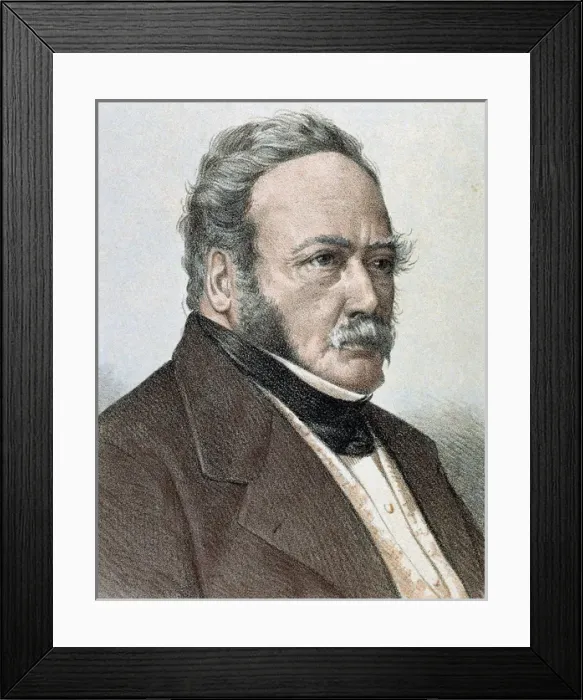 Framed Print : Kock, Paul de (1794-1871). French writer Framed Print : Kock, Paul de (1794-1871). French writer