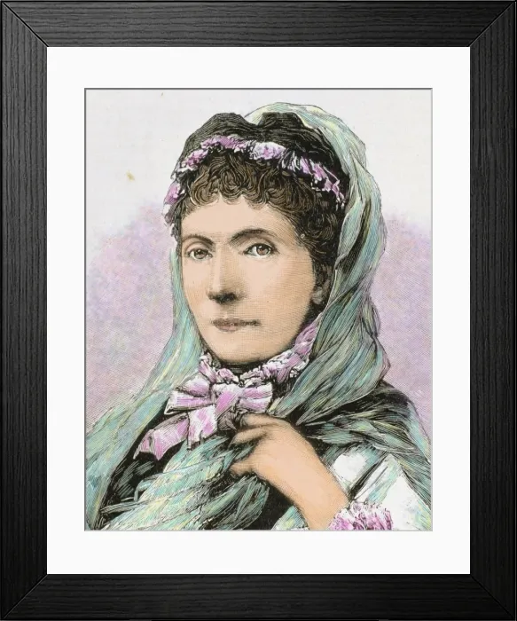 Framed Print : Augusta of Saxe-Weimar-Eisenach (1811-1890) Framed Print : Augusta of Saxe-Weimar-Eisenach (1811-1890)