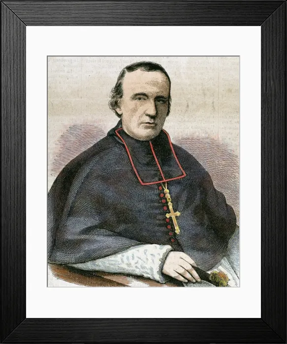 Framed Print : Darboy, Georges (1813- 1871). French prelate Framed Print : Darboy, Georges (1813- 1871). French prelate