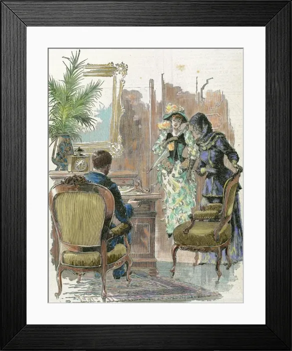 Framed Print : Lady and gentleman Framed Print : Lady and gentleman