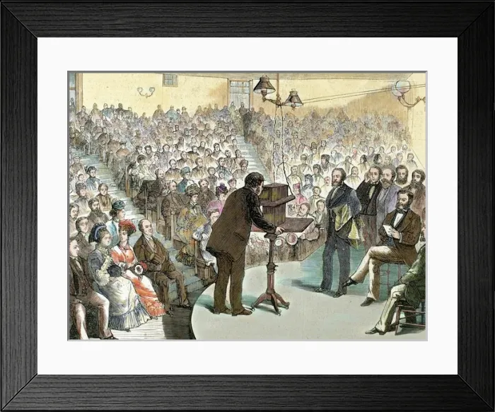 Framed Print : Experiments on the phone from Dr. Alexander Graham Bell (184 Framed Print : Experiments on the phone from Dr. Alexander Graham Bell (184