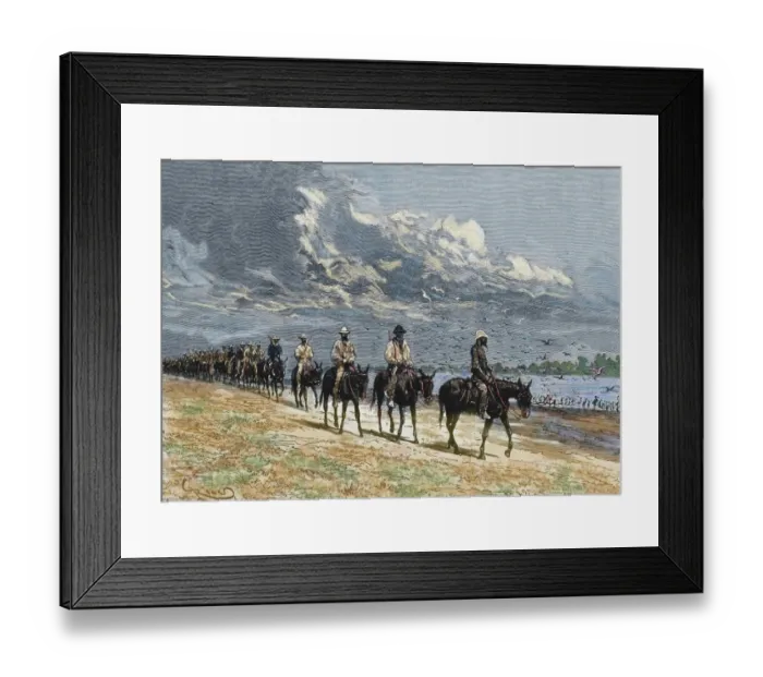 Framed Print : CREVAUS, Jules Nicholas (1847-1882). French doctor and explo Framed Print : CREVAUS, Jules Nicholas (1847-1882). French doctor and explo