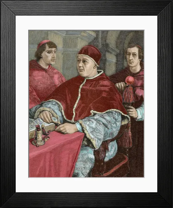 Framed Print : Leo X (1475-1521) Framed Print : Leo X (1475-1521)