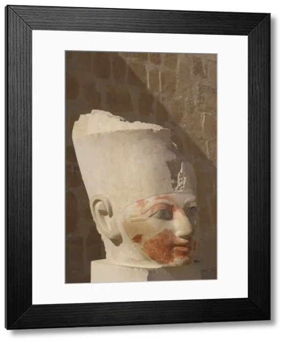 Framed Print : Hatshepsut (1508-1458 B. C). Osirian statue. Egypt Framed Print : Hatshepsut (1508-1458 B. C). Osirian statue. Egypt