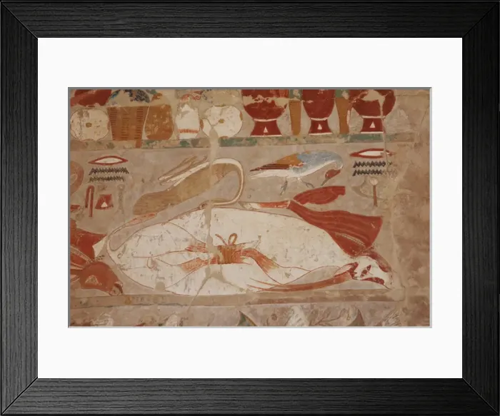 Framed Print : Relief depicting food placed in the table of offerings to th Framed Print : Relief depicting food placed in the table of offerings to th