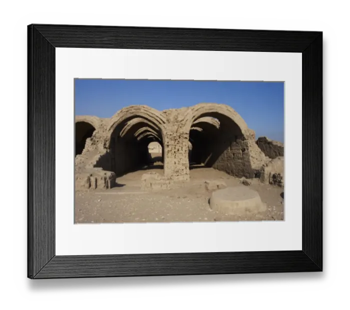Framed Print : Ramesseum. Temple area designed to barns or warehouses. Luxo Framed Print : Ramesseum. Temple area designed to barns or warehouses. Luxo