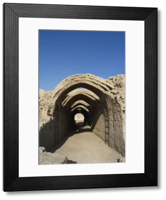 Framed Print : Ramesseum. Temple area designed to barns or warehouses. Luxo Framed Print : Ramesseum. Temple area designed to barns or warehouses. Luxo