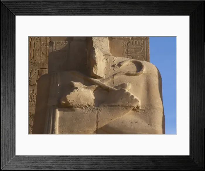 Framed Print : Rameseum. Pillars with osirian statues. Detail. Egypt Framed Print : Rameseum. Pillars with osirian statues. Detail. Egypt