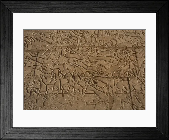 Framed Print : Battle of Kadesh (1274 B. C. ). Ramesseum. Egypt Framed Print : Battle of Kadesh (1274 B. C. ). Ramesseum. Egypt