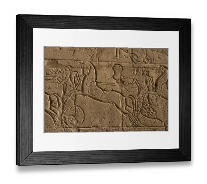 Framed Print : Ramesseum. Army during a battle. Relief. Egypt Framed Print : Ramesseum. Army during a battle. Relief. Egypt